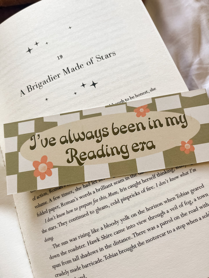 I've always been in my reading era bookmark