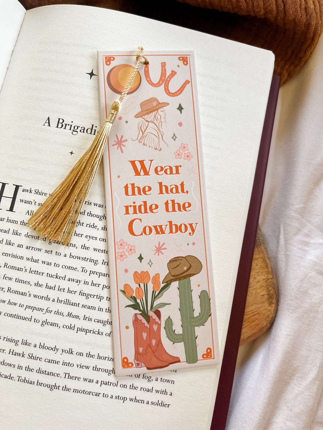 Wear the hat, ride the cowboy Bookmark