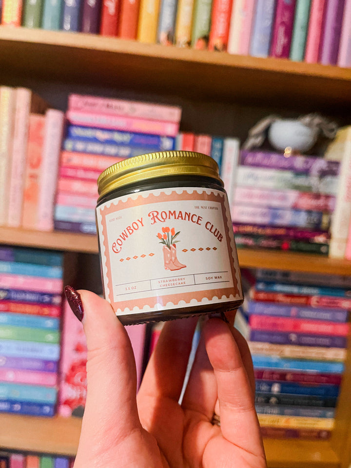Cowboy Romance Strawberry Cheesecake Soy Candle