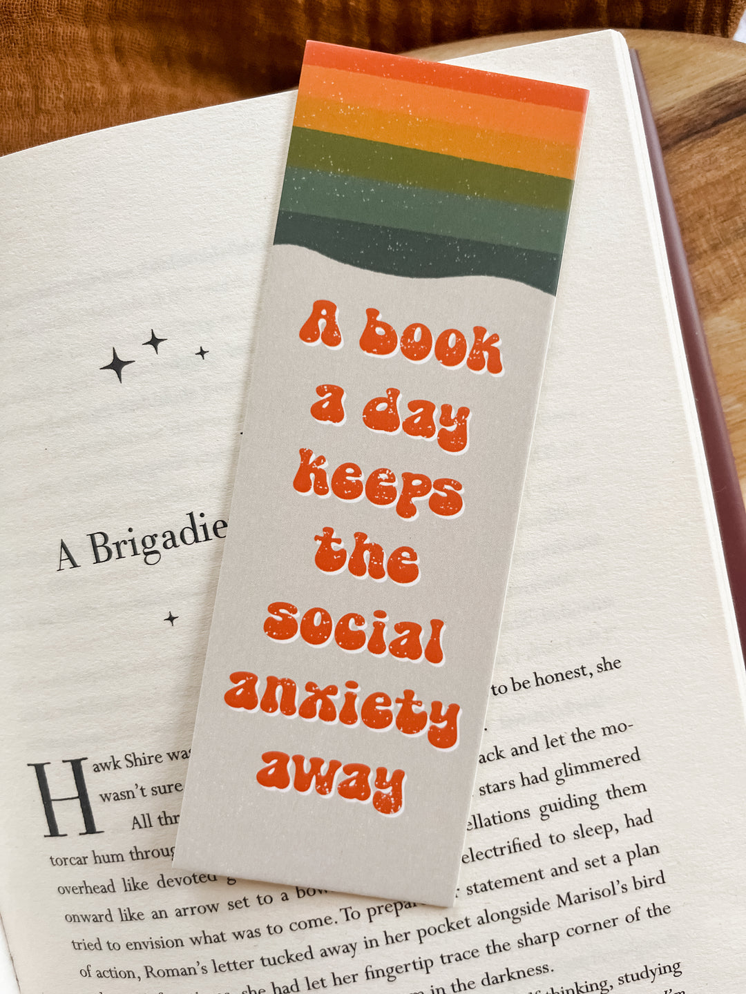 A Book a Day Keeps the Social Anxiety Away Bookmark