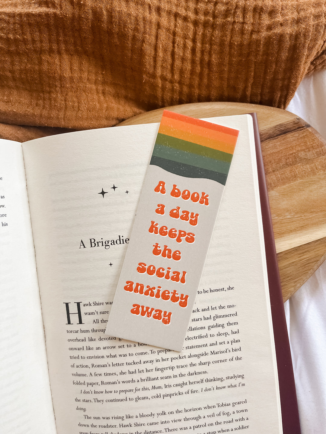 A Book a Day Keeps the Social Anxiety Away Bookmark