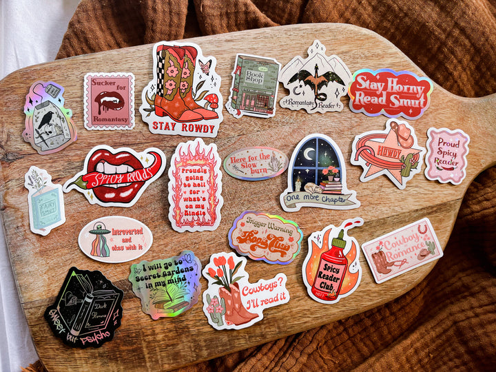 Big bookish sticker bundle set of 20