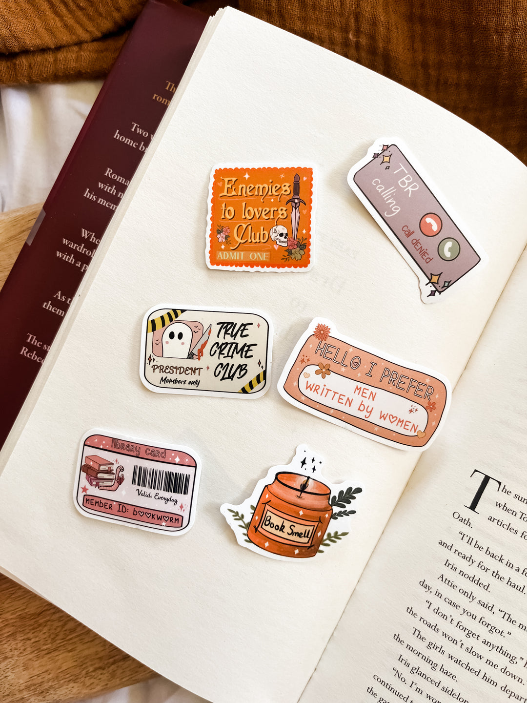 Cute sticker set of 6