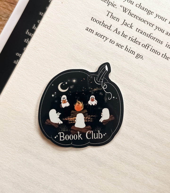 Boook Club ghost sticker