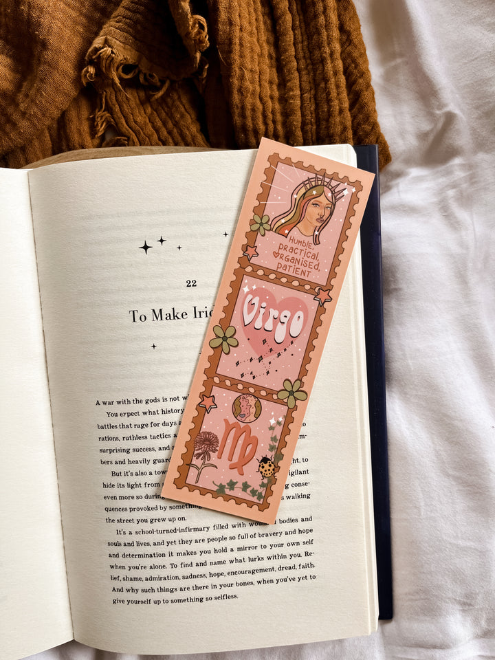 Zodiac Virgo bookmark