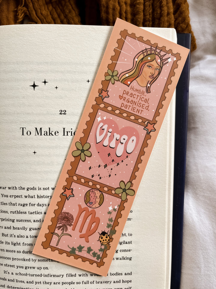 Zodiac Virgo bookmark