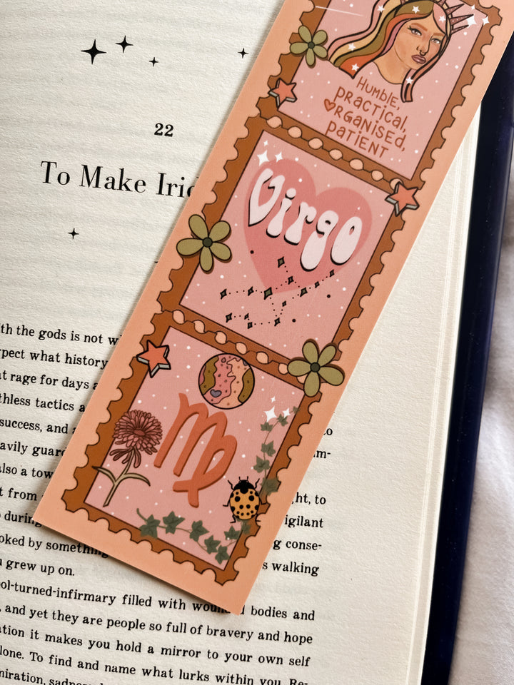 Zodiac Virgo bookmark