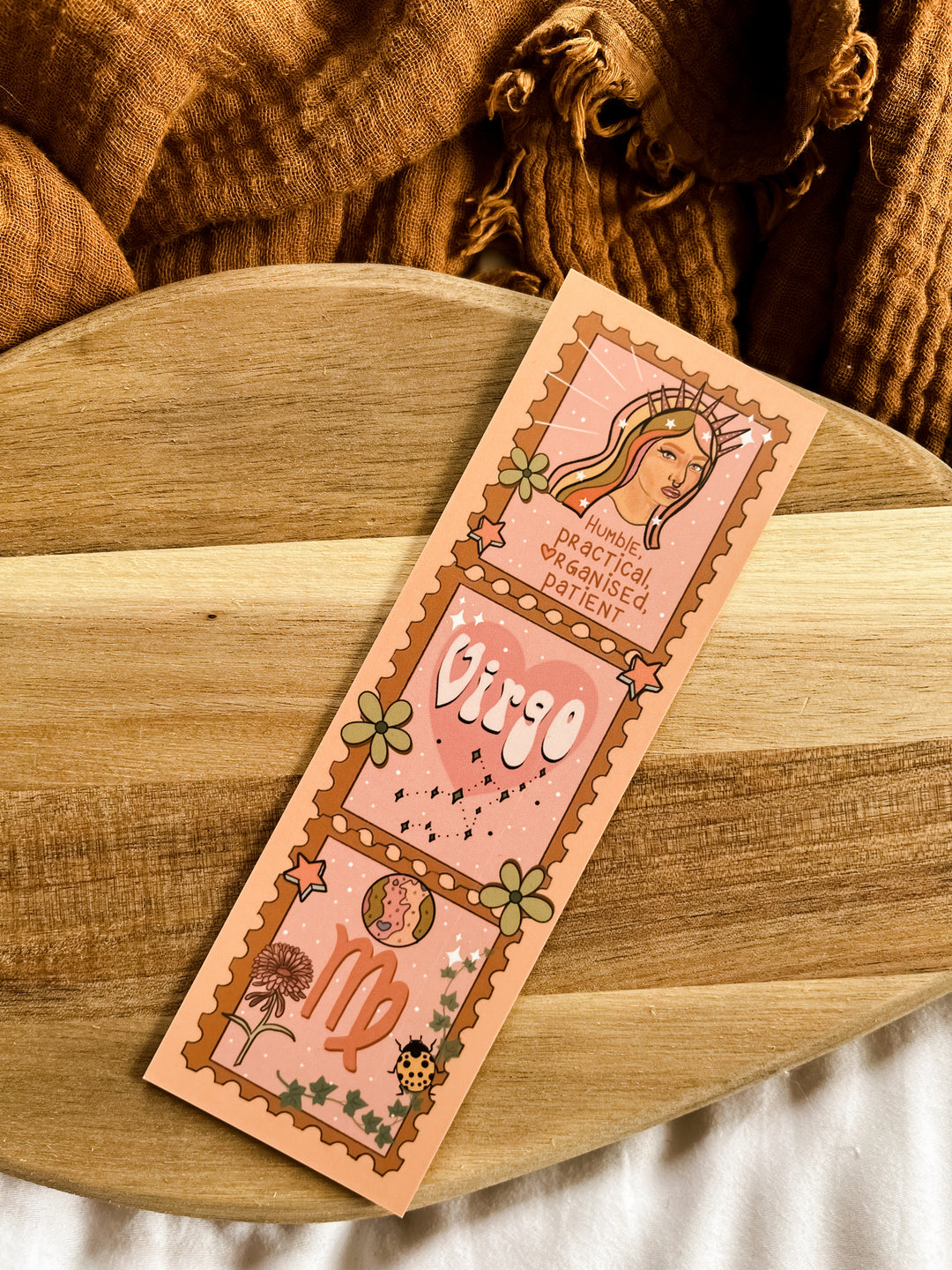 Zodiac Virgo bookmark