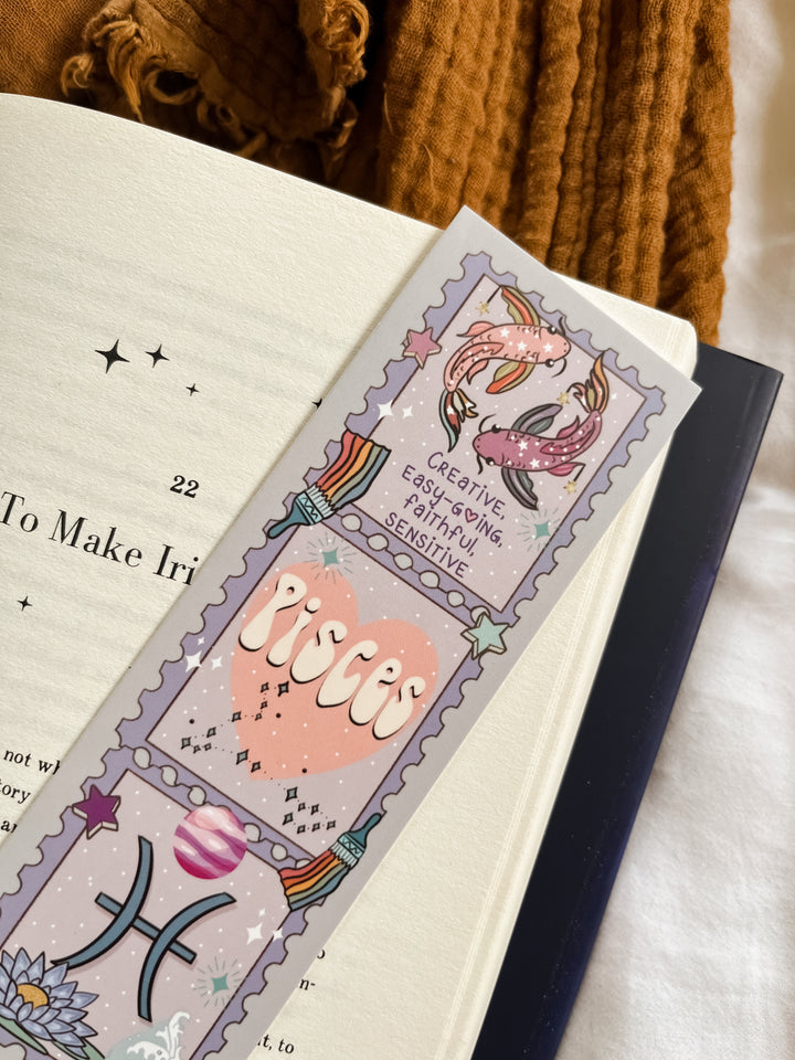 Zodiac Pisces bookmark