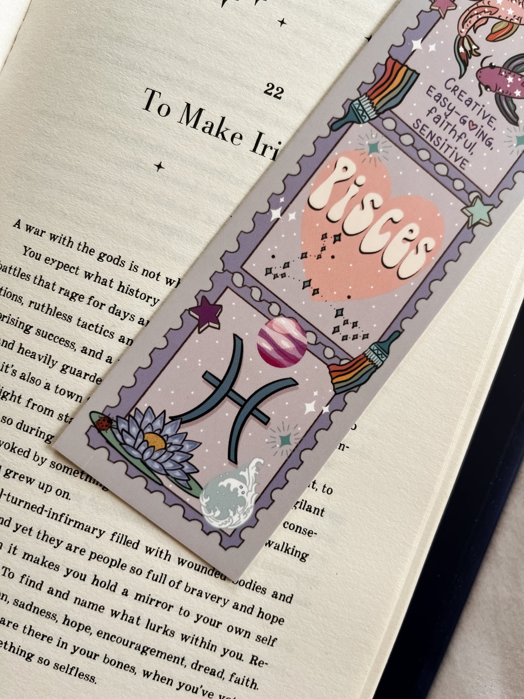 Zodiac Pisces bookmark