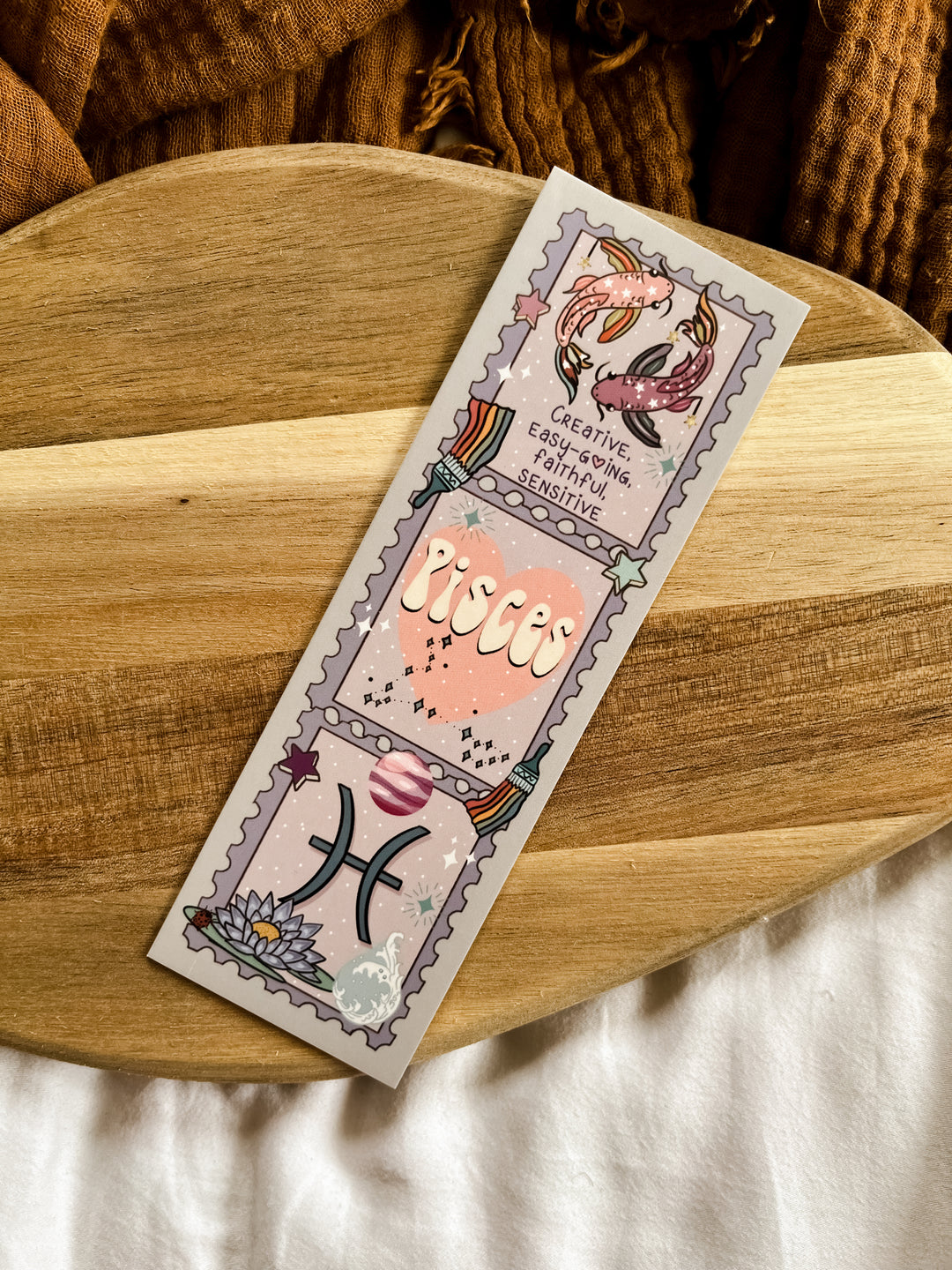 Zodiac Pisces bookmark