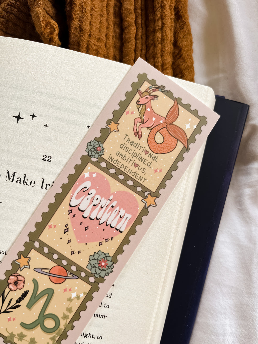 Zodiac Capricorn bookmark