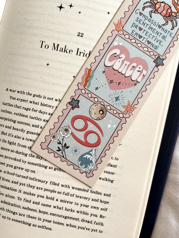 Zodiac Cancer bookmark