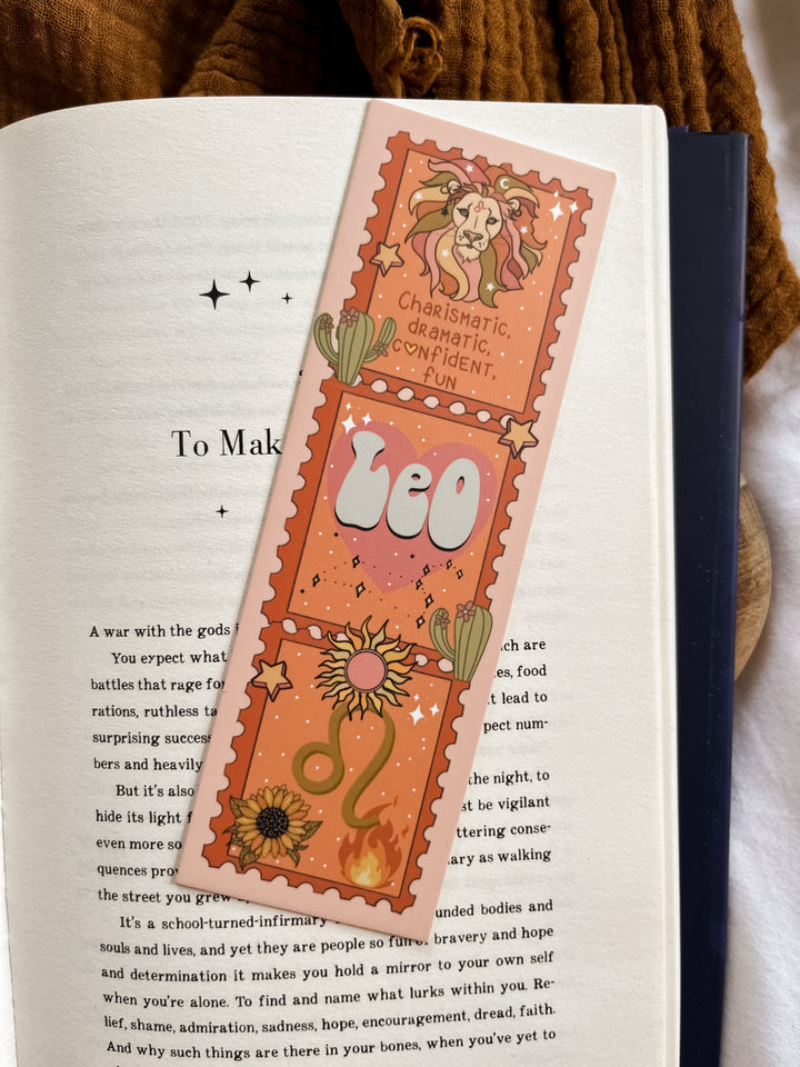 Zodiac Leo bookmark