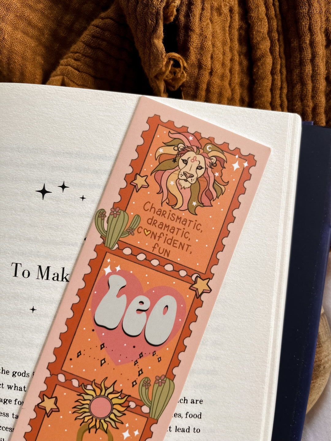 Zodiac Leo bookmark