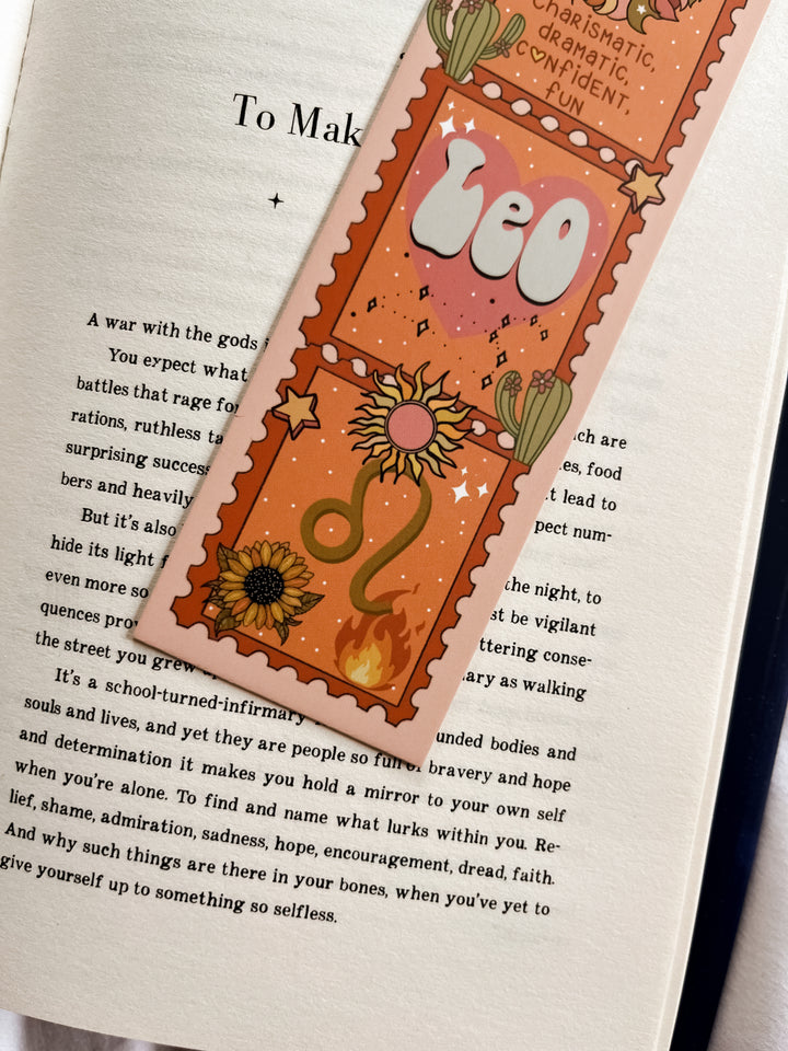 Zodiac Leo bookmark