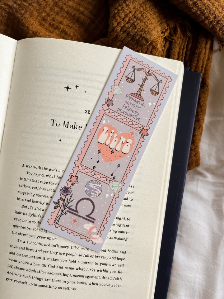 Zodiac Libra bookmark