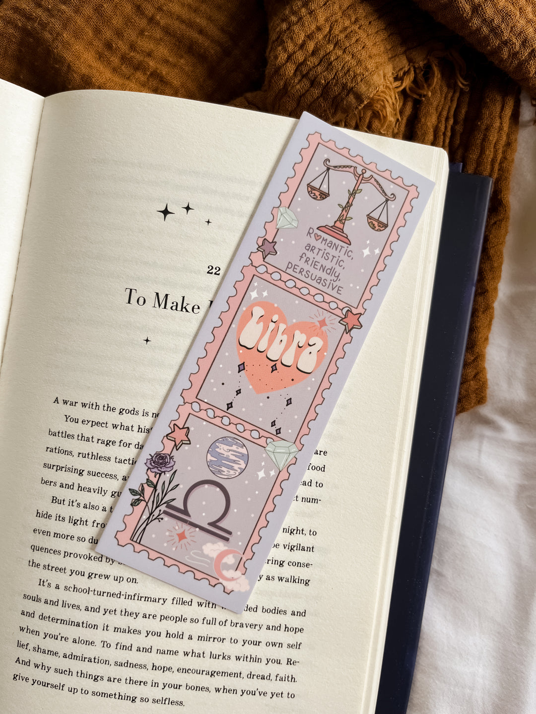 Zodiac Libra bookmark