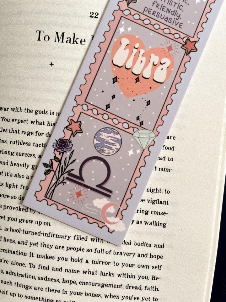 Zodiac Libra bookmark