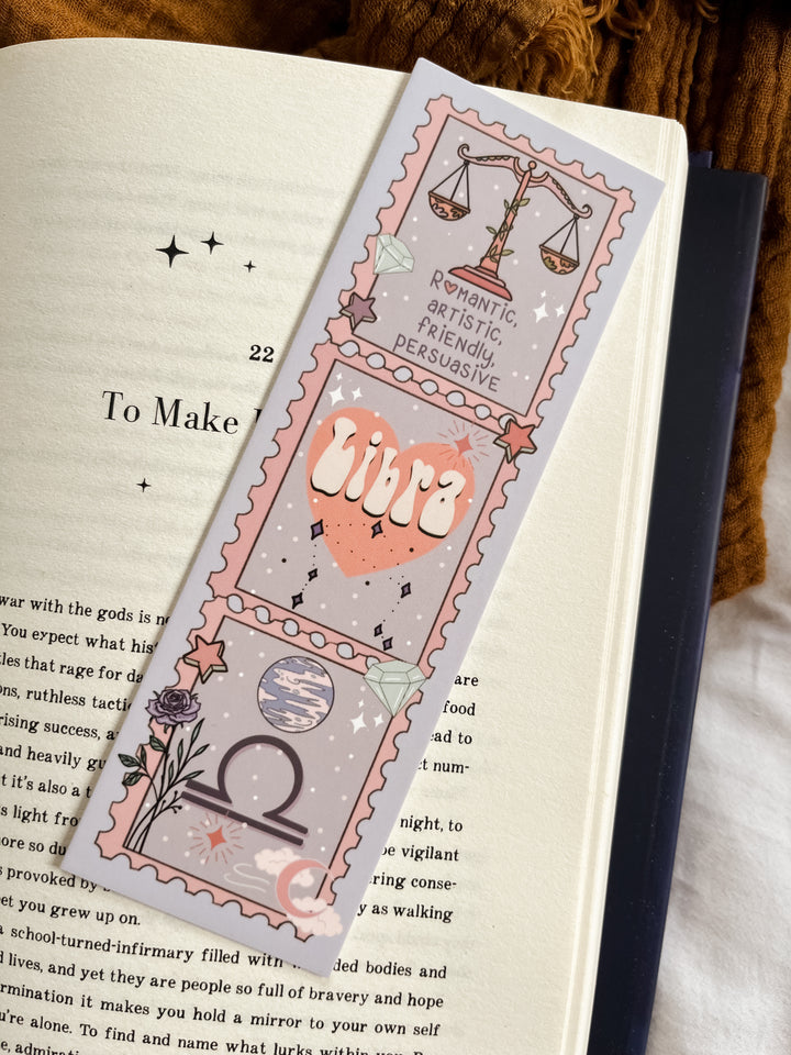 Zodiac Libra bookmark