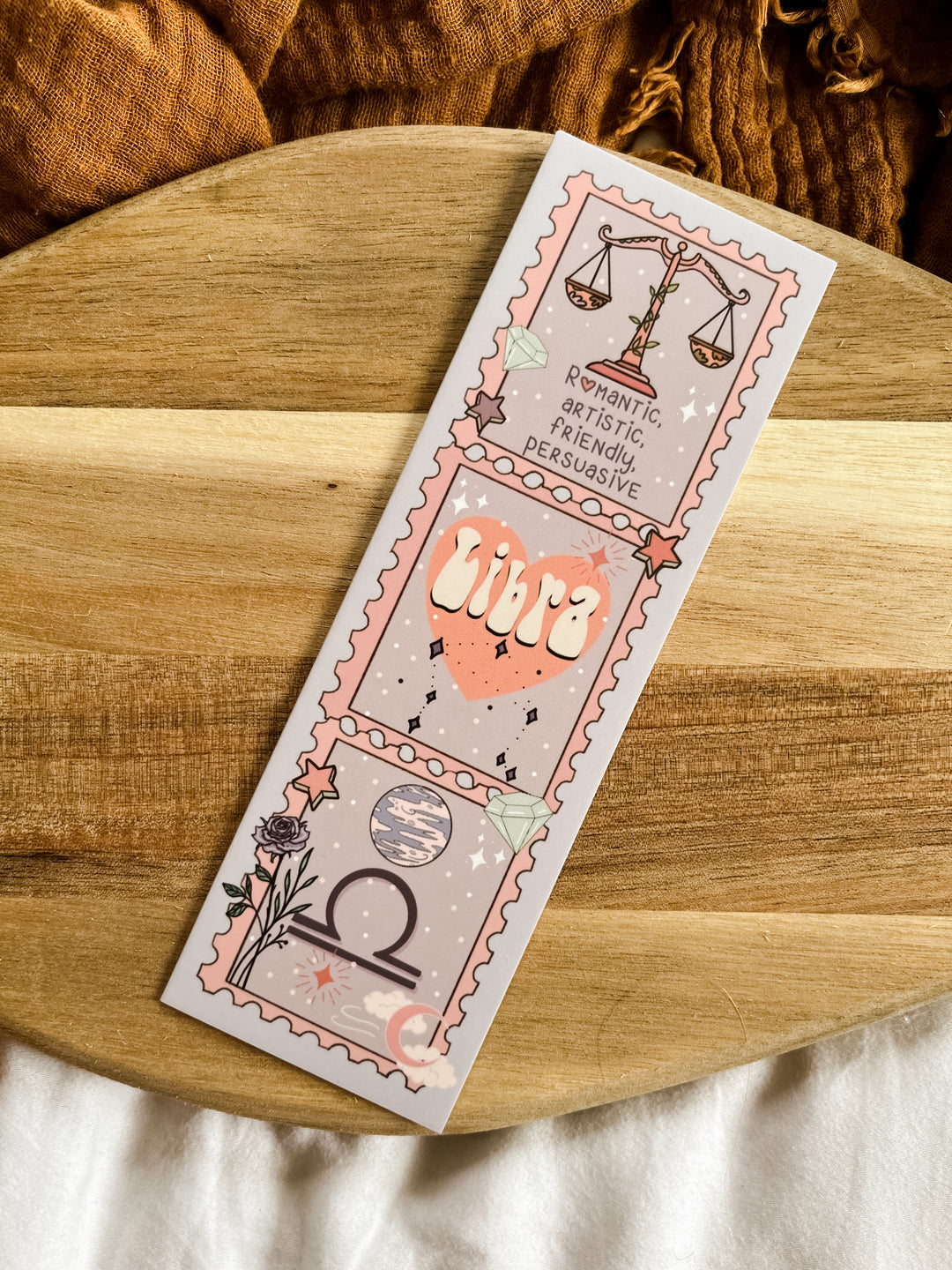 Zodiac Libra bookmark