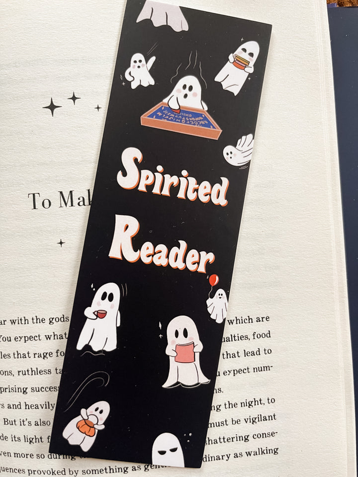 Spirited reader ghost bookmark