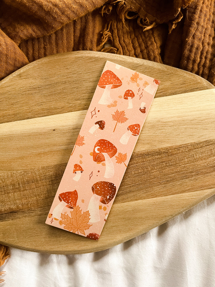 Mushroom cosy bookmark