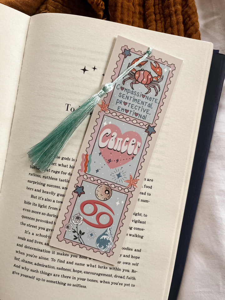 Zodiac Cancer bookmark