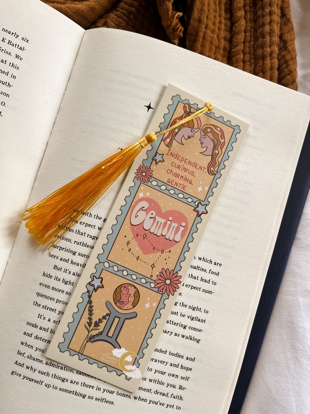 Zodiac Gemini bookmark