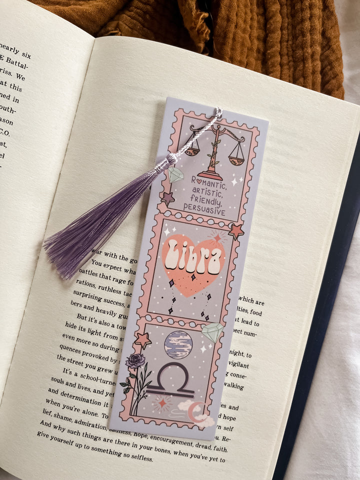 Zodiac Libra bookmark