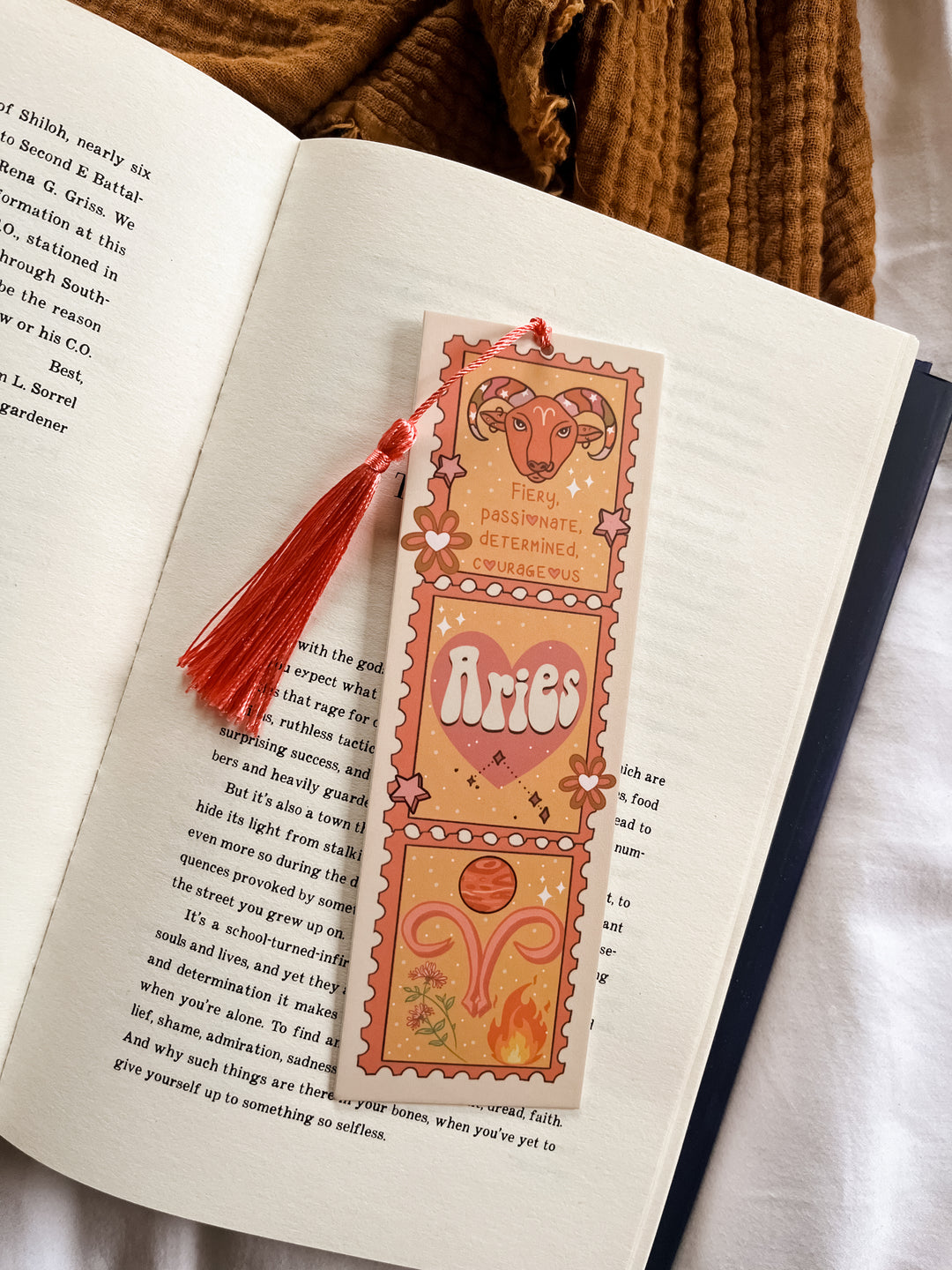 Zodiac Aries bookmark