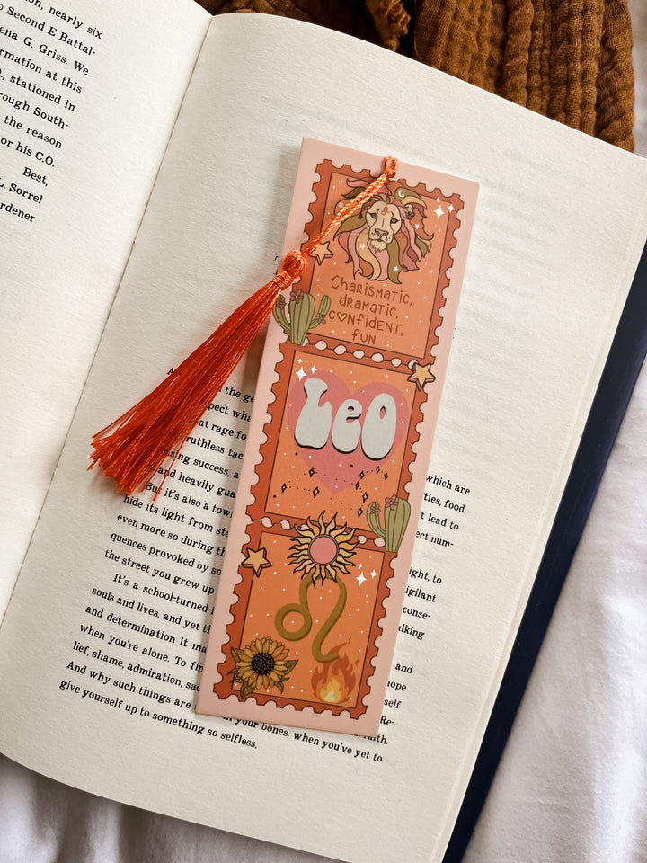 Zodiac Leo bookmark