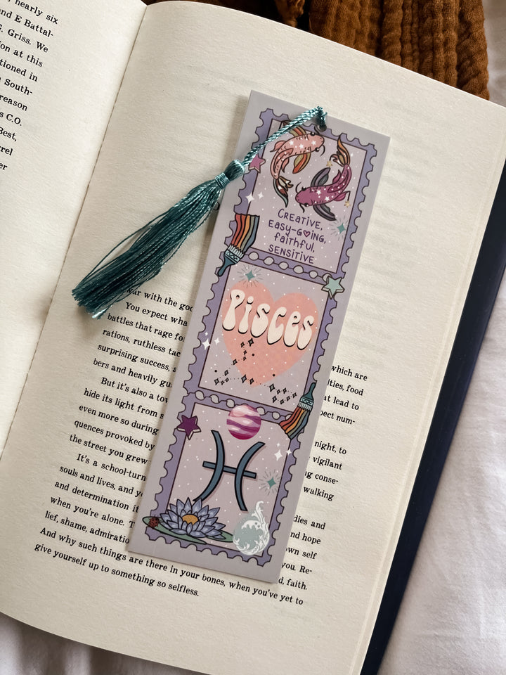 Zodiac Pisces bookmark