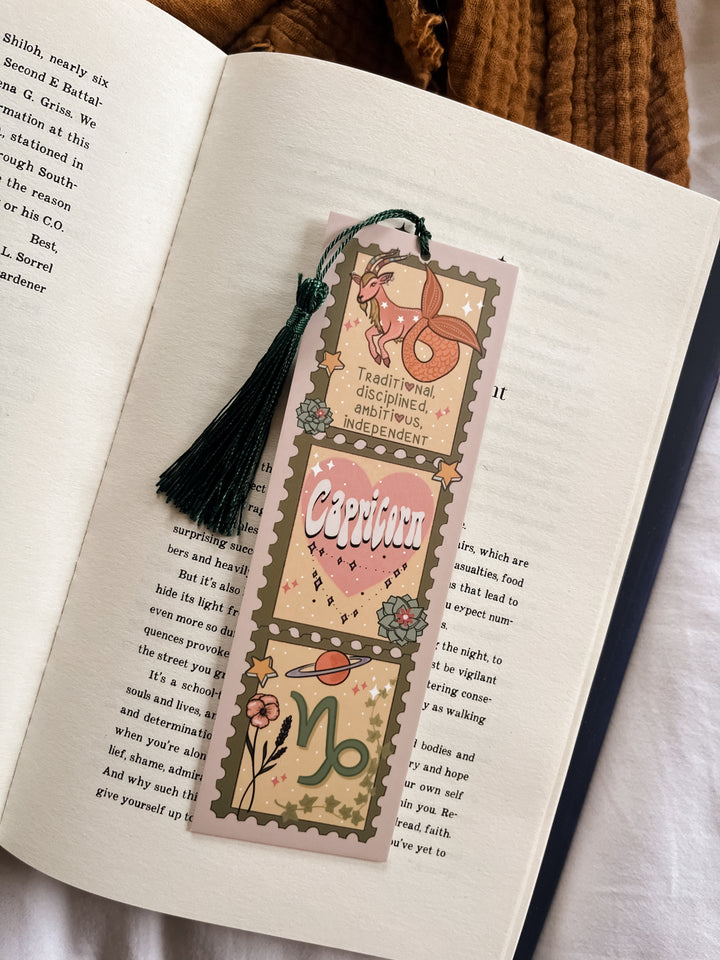 Zodiac Capricorn bookmark