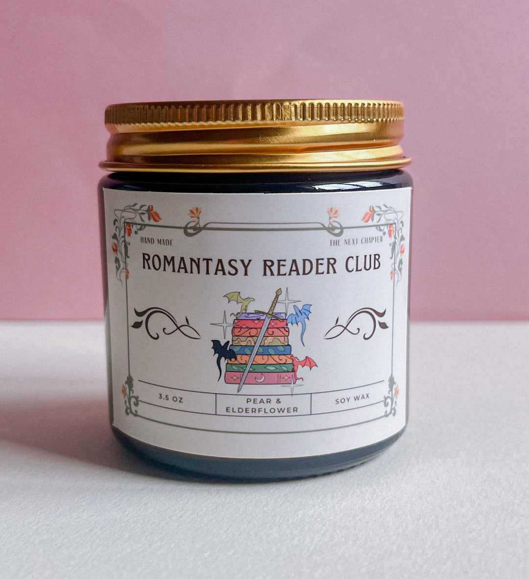 Romantasy Reader Pear Soy Candle
