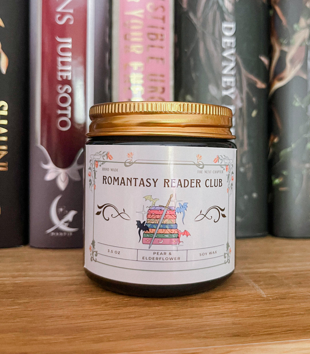 Romantasy Reader Pear Soy Candle
