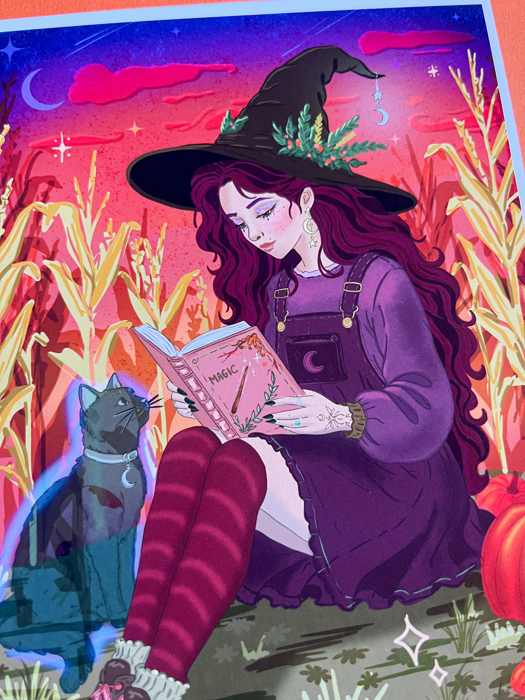 Witchy Reader Art Print