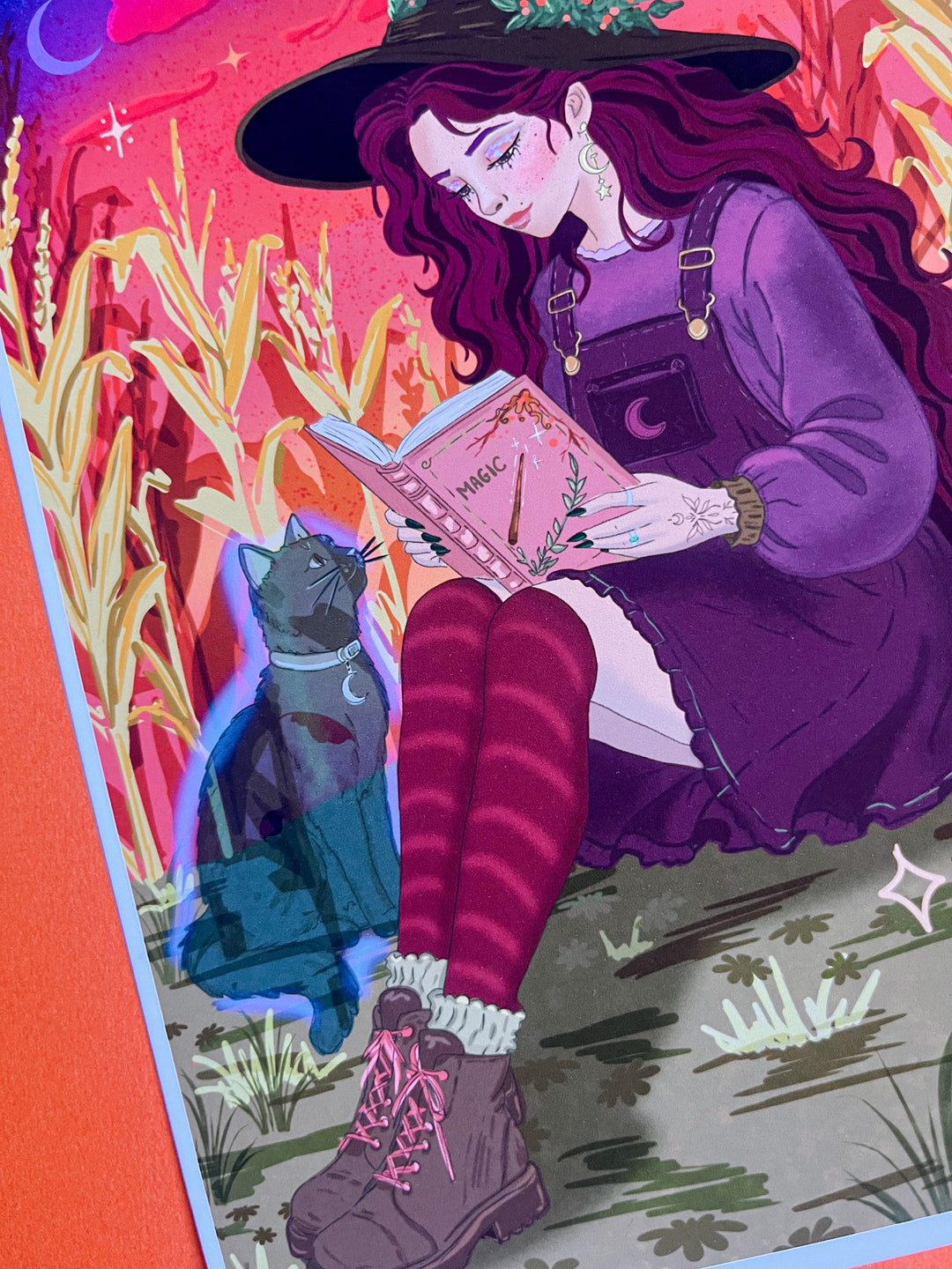 Witchy Reader Art Print