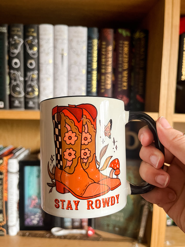 Stay Rowdy cowboy 11oz mug