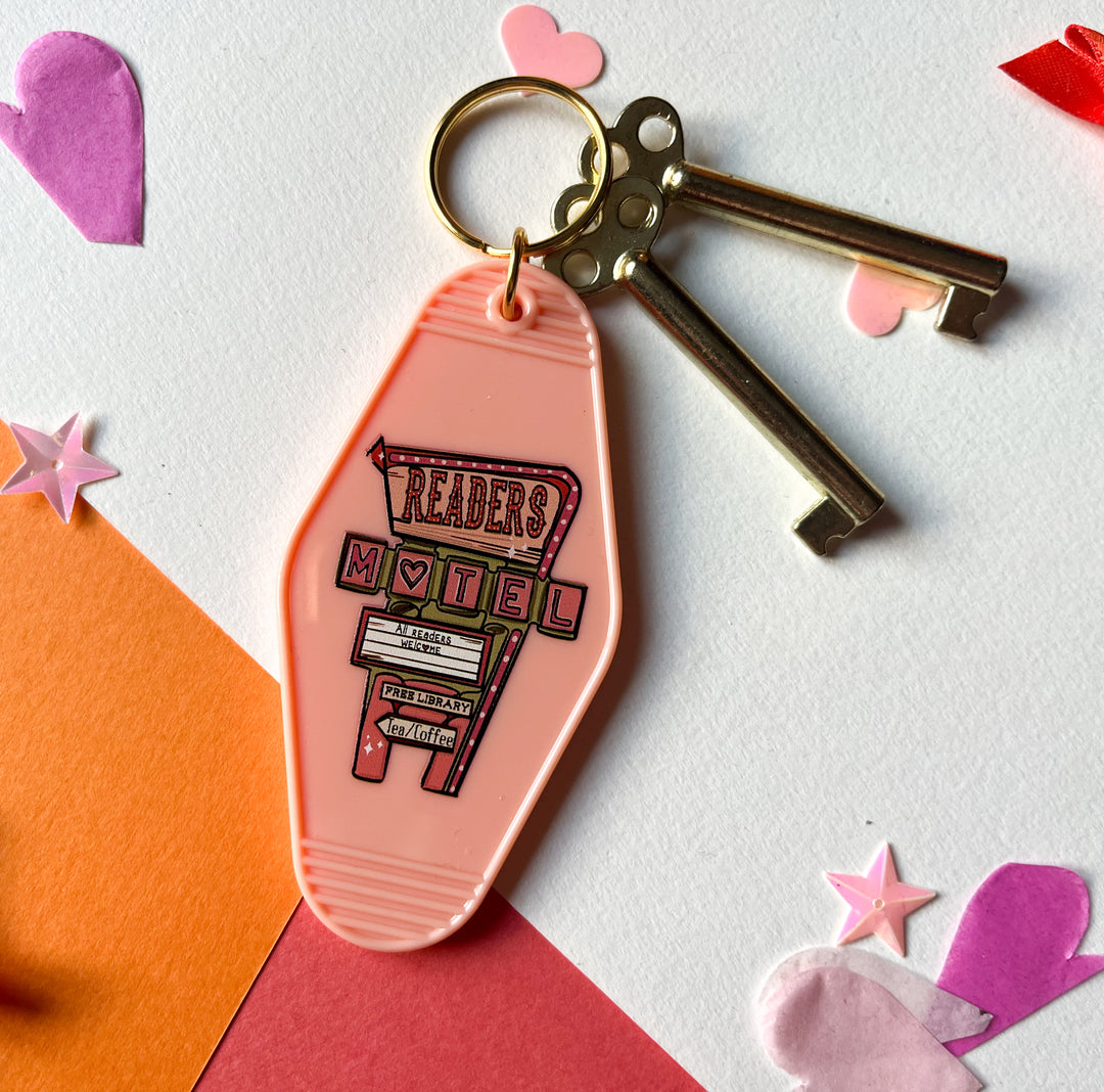 Reader Motel Keychain