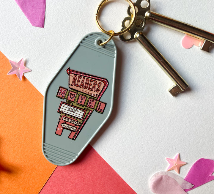 Reader Motel Keychain