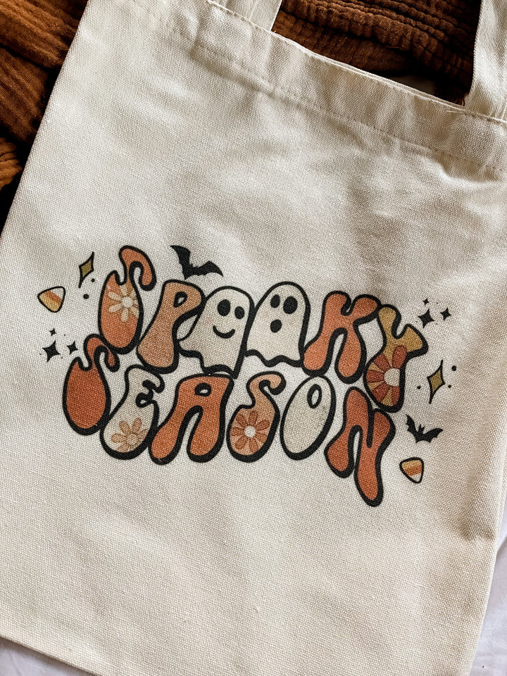 Spooky Season small cotton tote bag