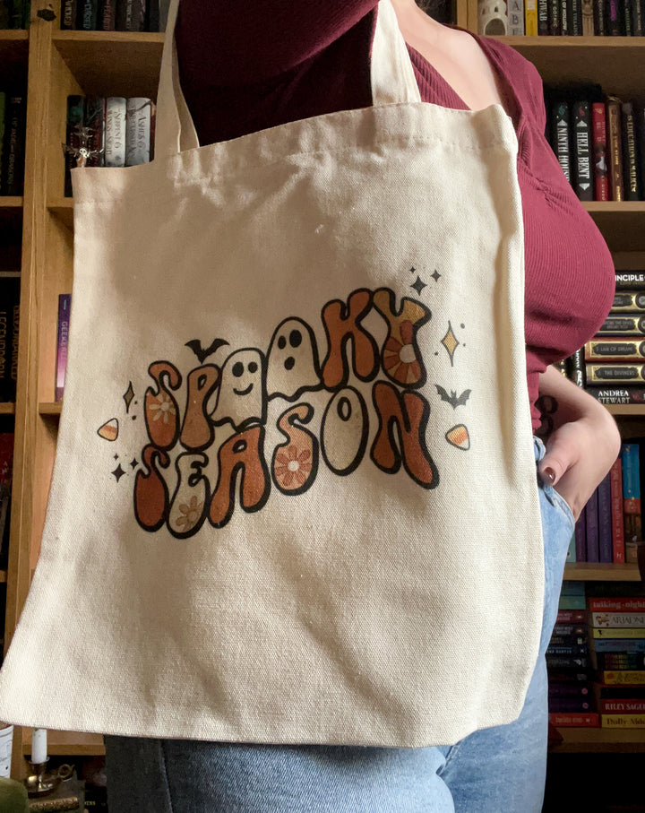 Spooky Season small cotton tote bag