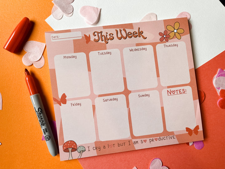 A5 'This Week' Weekly Planner Pad