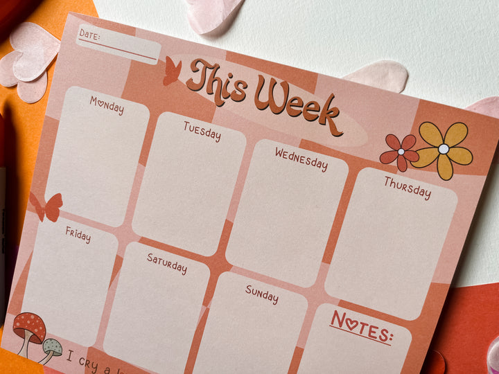 A5 'This Week' Weekly Planner Pad