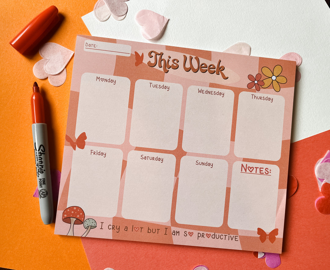 A5 'This Week' Weekly Planner Pad