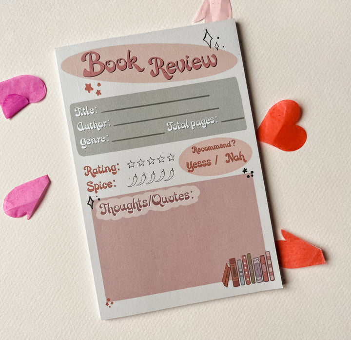 Book Review Sticky pads