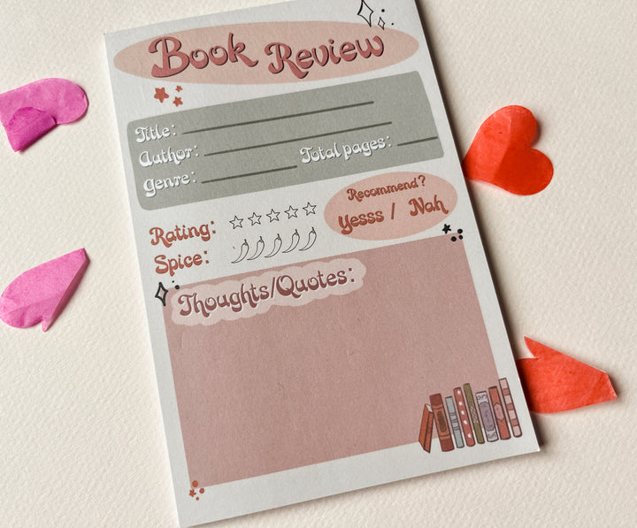 Book Review Sticky pads