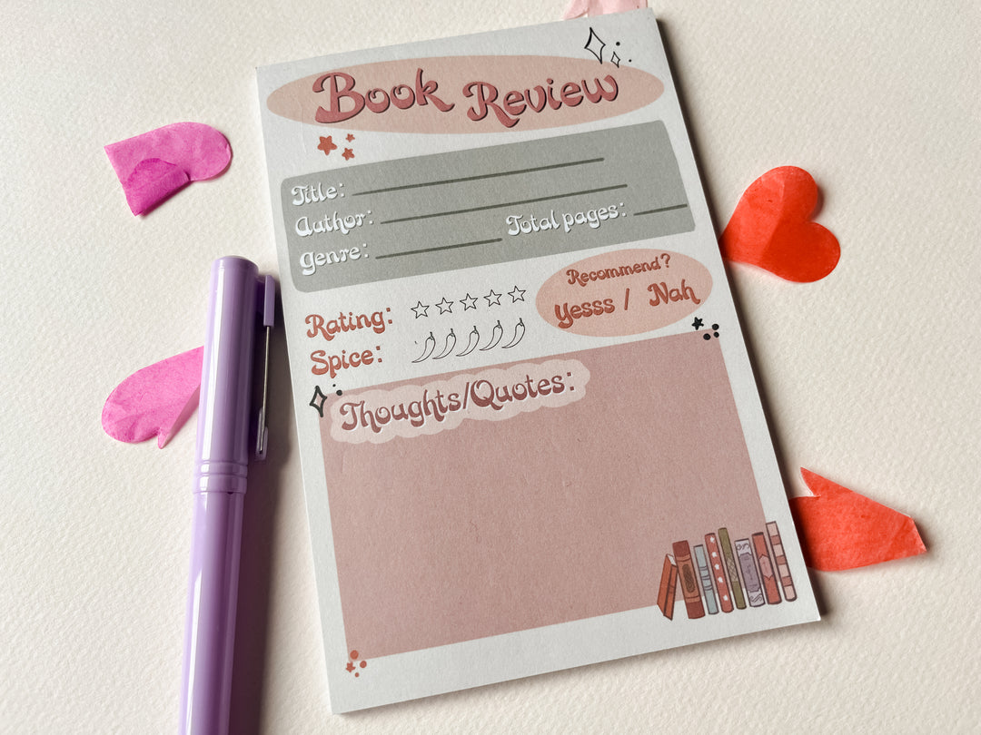 Book Review Sticky pads