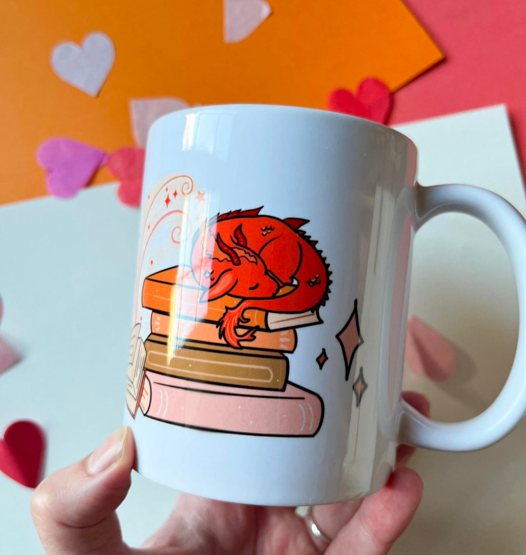 Book Dragon Mug